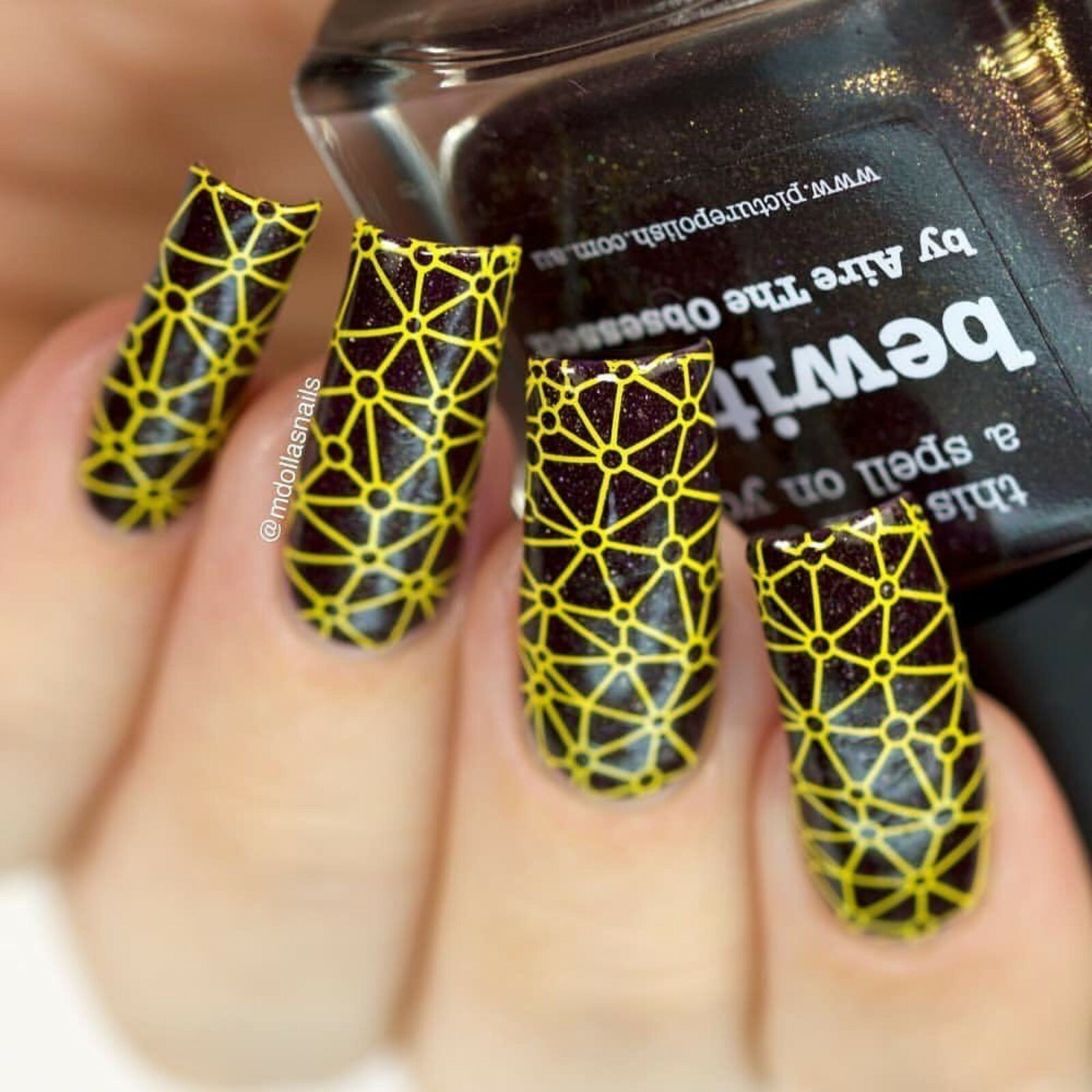 Fab Cab Stamping Polish (Yellow), Nail Polish for Nail Art