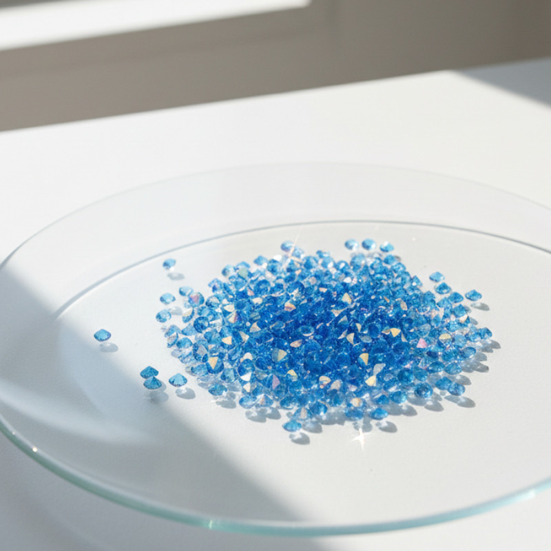 PP7 Pixie Edge Light Sapphire AB Micro Stones for Nail Art