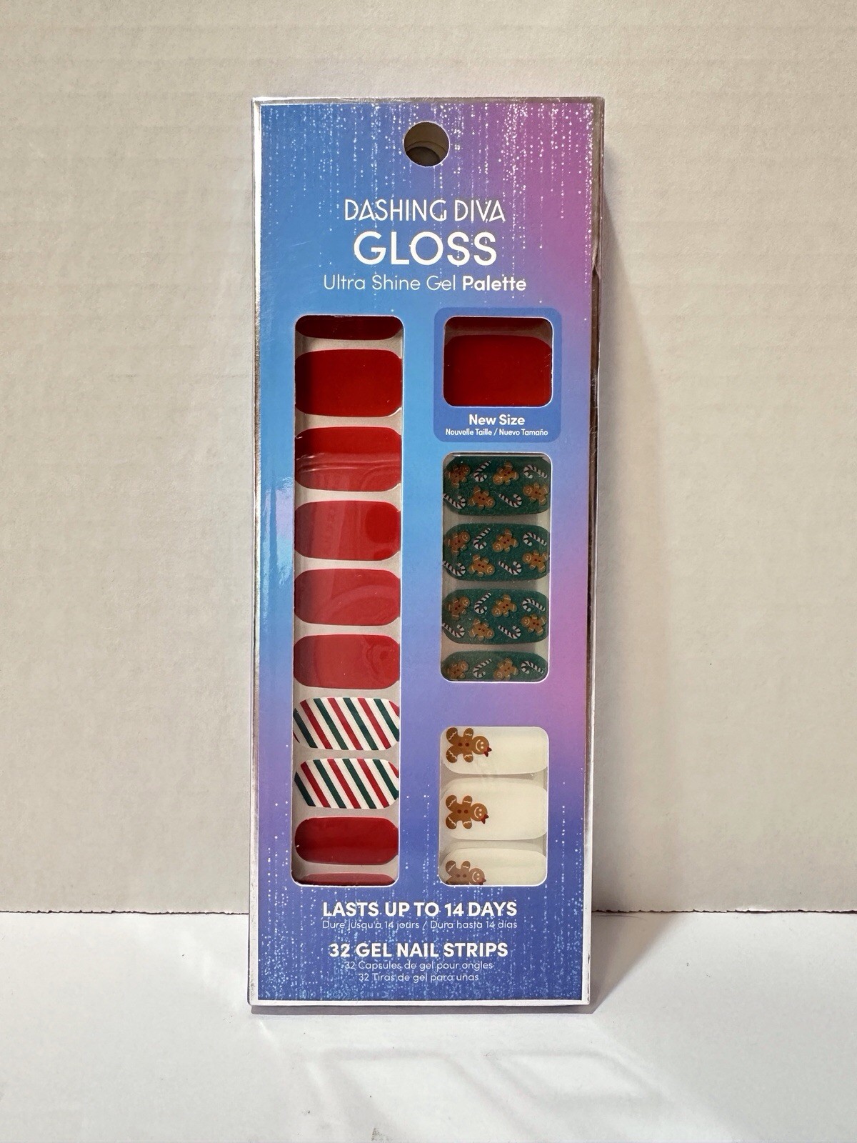 Lot Of 8 Pack Of Dashing Diva Gloss Ultra Shine Gel Palette Nail Strips NEW