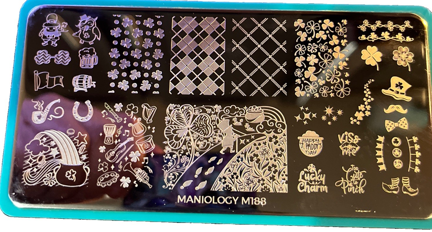 Maniology Nail Stamping Plates- New Years And St. Patrick’s Day