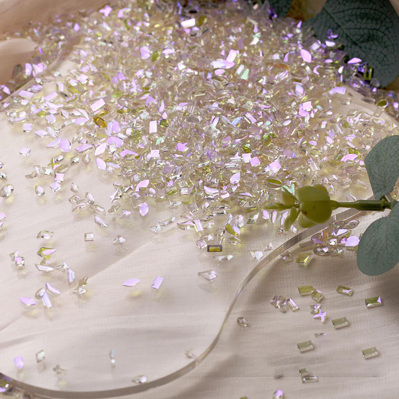 Mini Aurora Nail Rhinestones (50pieces)