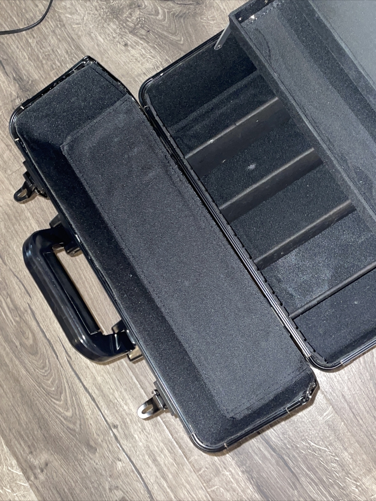 CND Nail Technician Black Hard Shell Nail Polish and Supply Case
