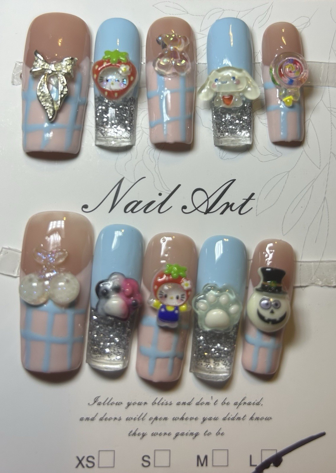 Acrylic Press-On Water Nails