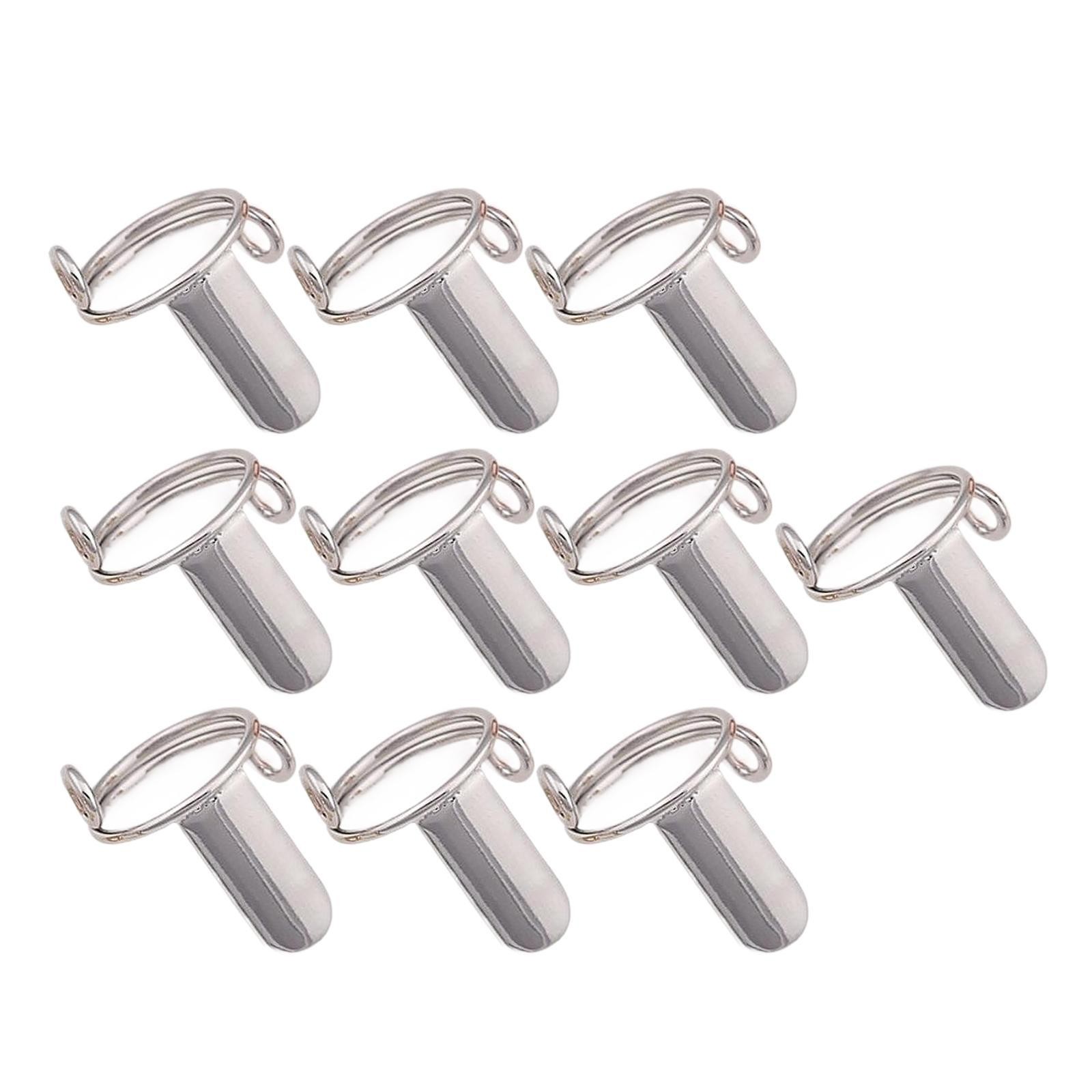 10 Pieces Nail Rings for Acrylic Nails & Press on Nails Daily Wear Wearable