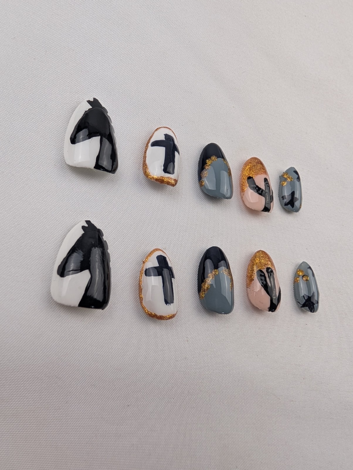 Daughter’s CUSTOM Made To Order – Hard Gel Press On False Nails 10p Set