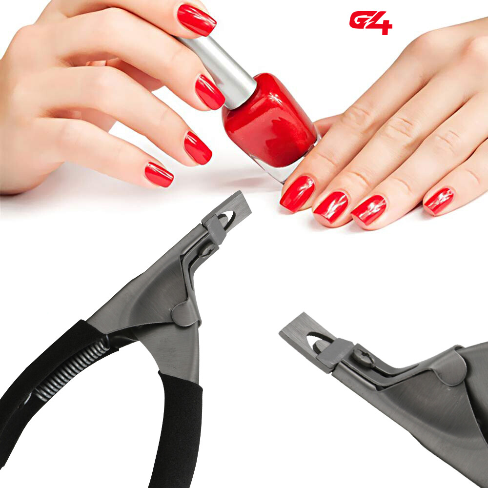Acrylic UV Nail Tip Cutter Nippers Salon Cuticle Trimmer Clippers Manicure Salon