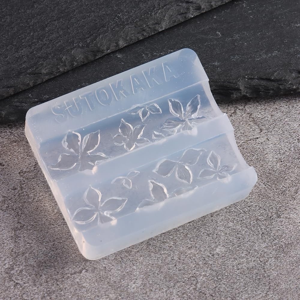 Silicone 3D Hibiscus Flower Nail Mold for Resin Art and DIY Nail Designs