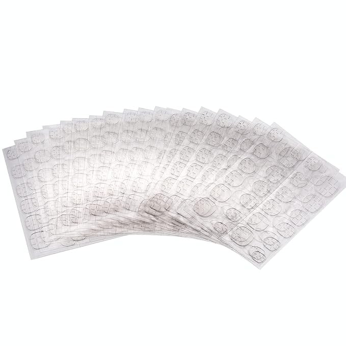 Nail Adhesive Tabs 240pcs Double Sided Stickers Clear Press On Nail Glue Sheets