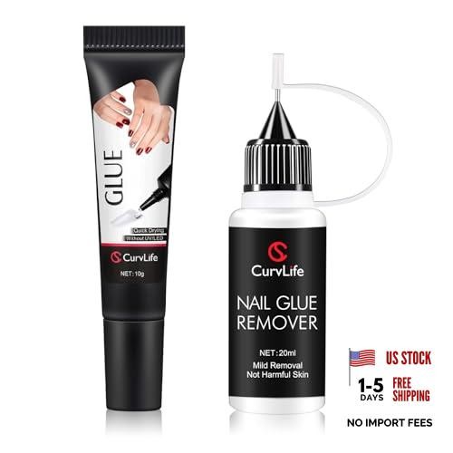 10g Semi-Solid Glue and 20ml Pinpoint Glue Remover Kit 0.25 Fl Oz (Pack of 2)