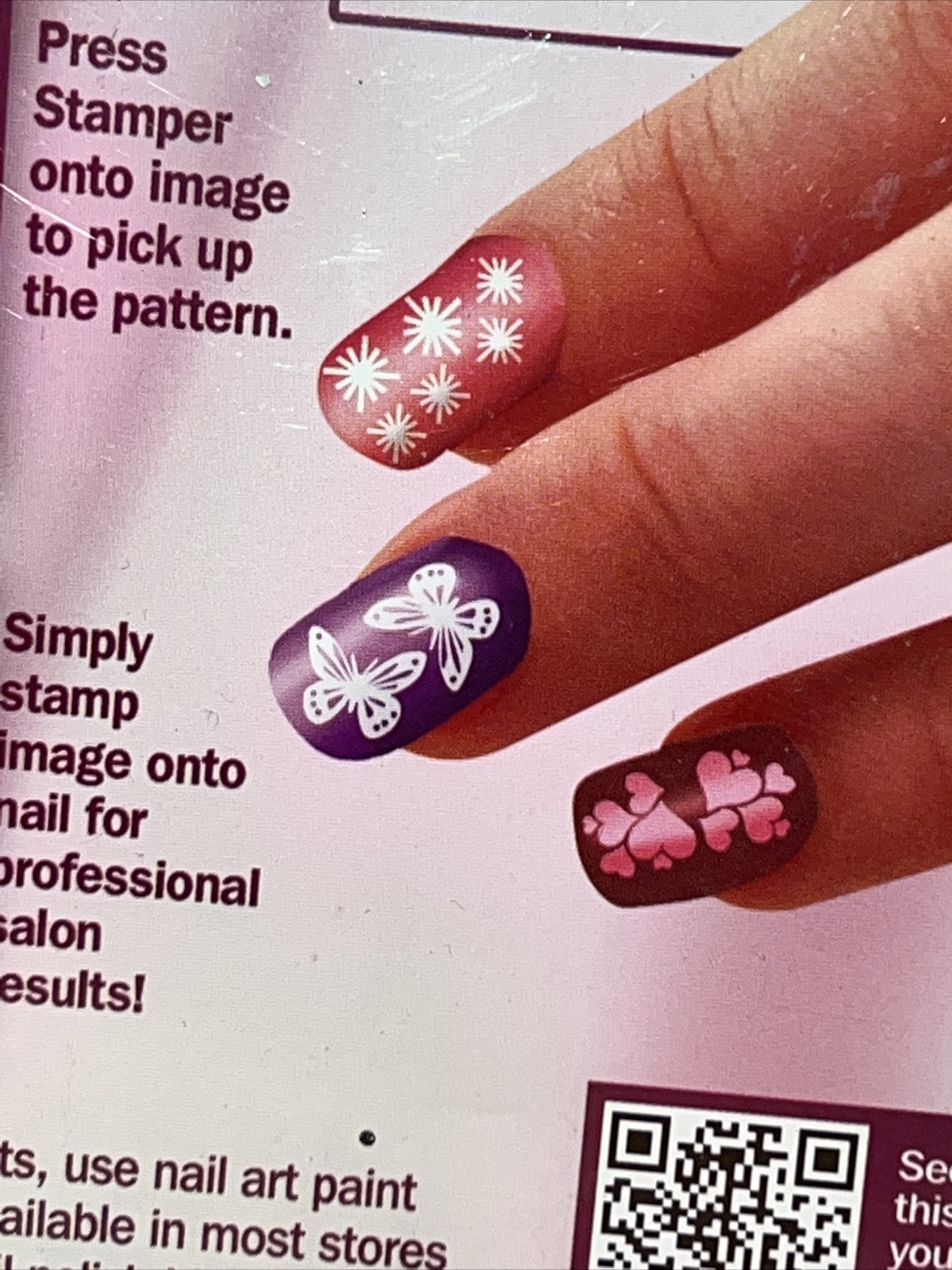Nail stamp art kit to decorate your nails