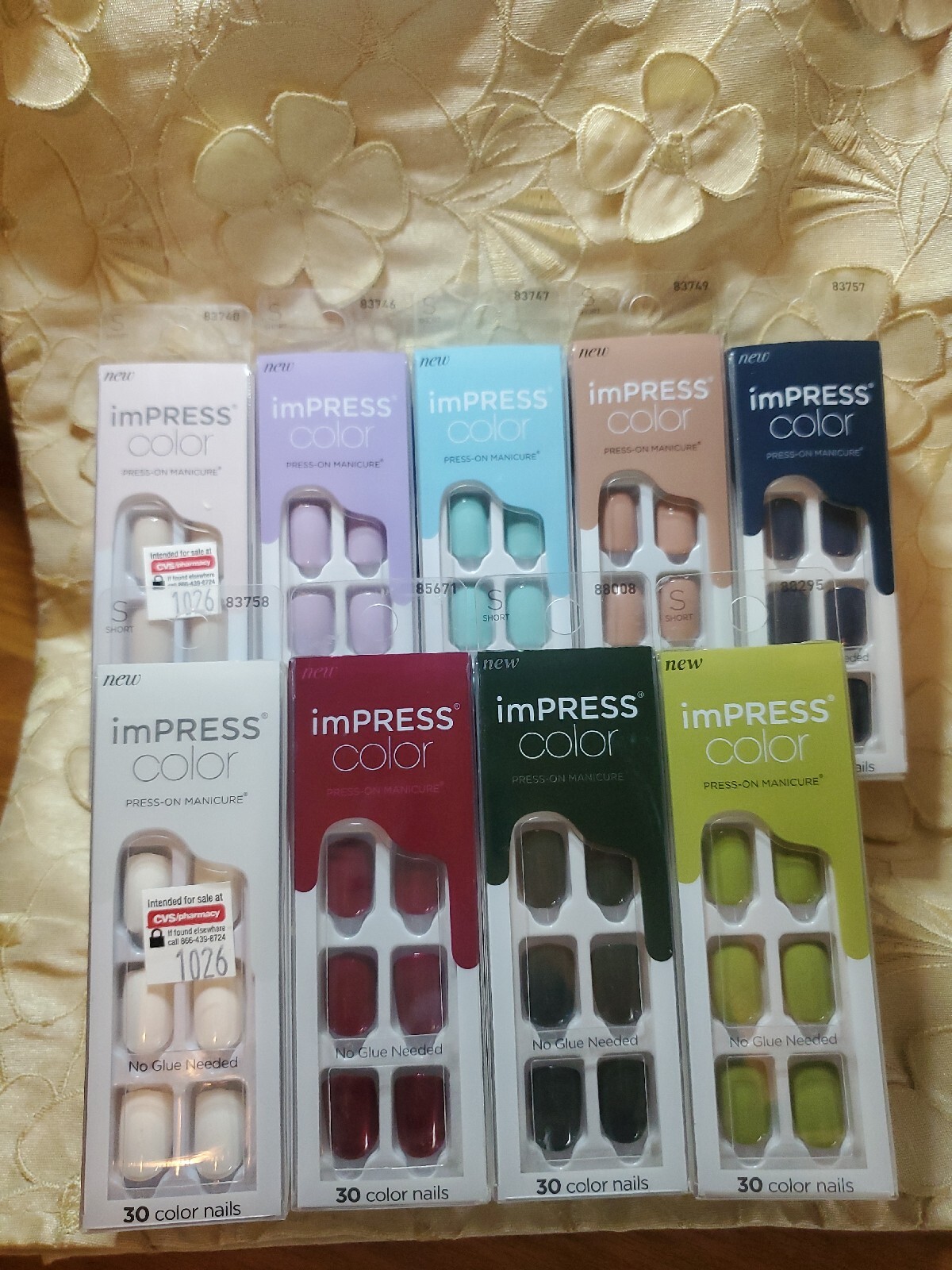 KISS-IMPRESS-COLOR-PRESS-ON MANICURE-30 NAILS-“PICK YOUR COLOR”-NEW/BOXED!