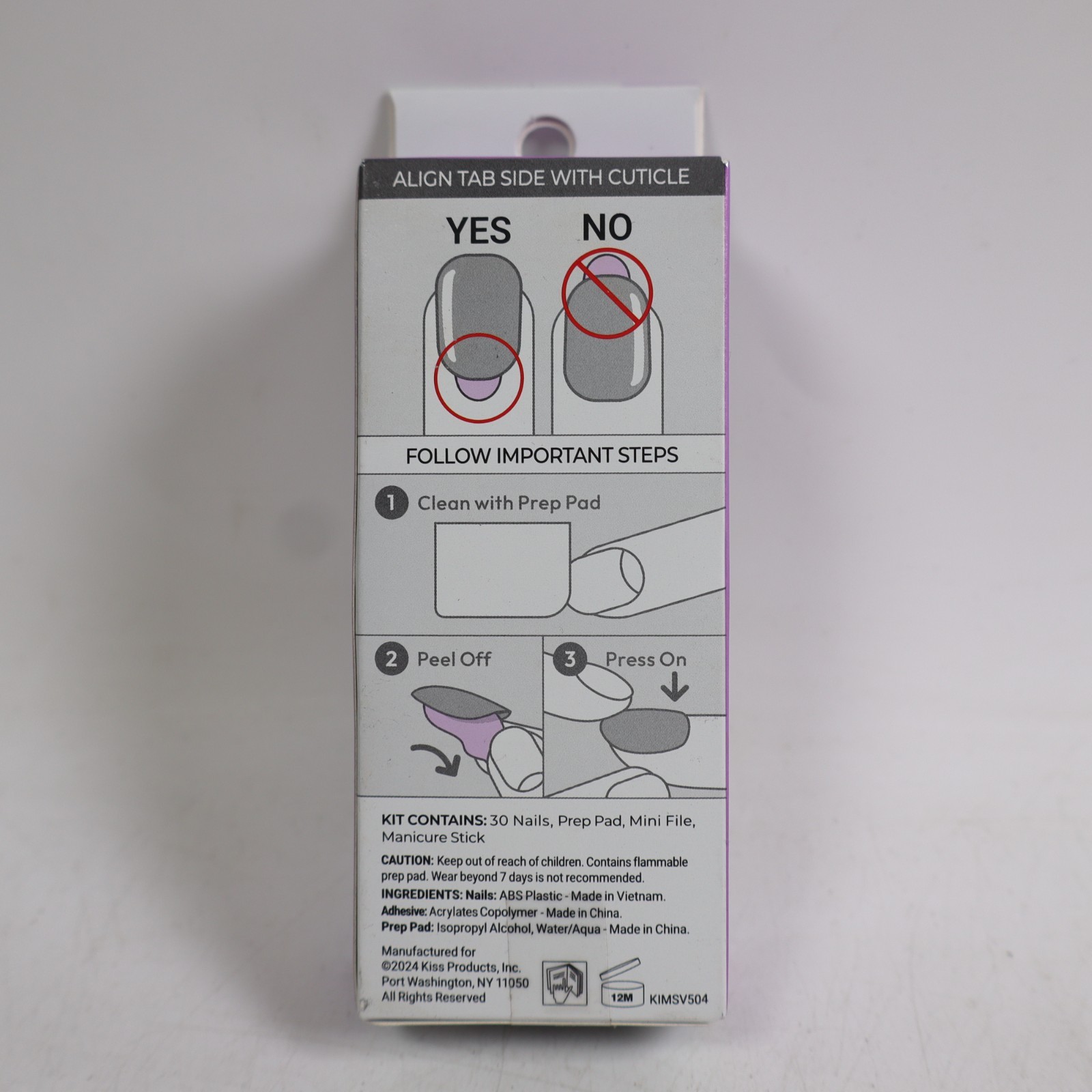 2 PACK Kiss imPRESS No Glue Press-On Nails Short Pink Oval Heart, 93188 Ditto