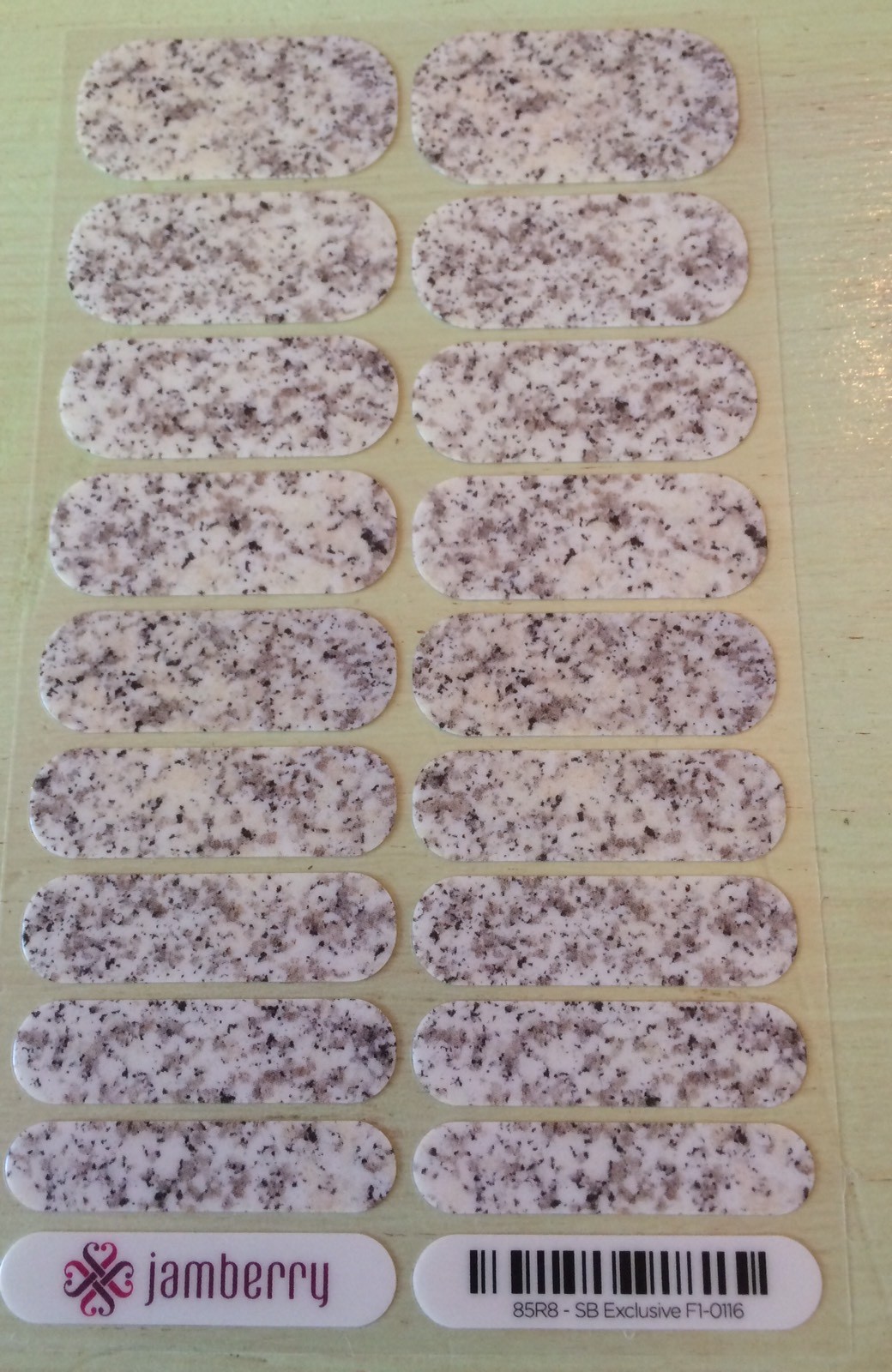 Jamberry Nail Wraps 2 Full Sheets Granite & Cherry Blossom Style Box Exclusive