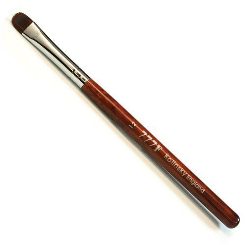 777F Manicure & Pedicure French Brush – Red Wood Handle Size #12