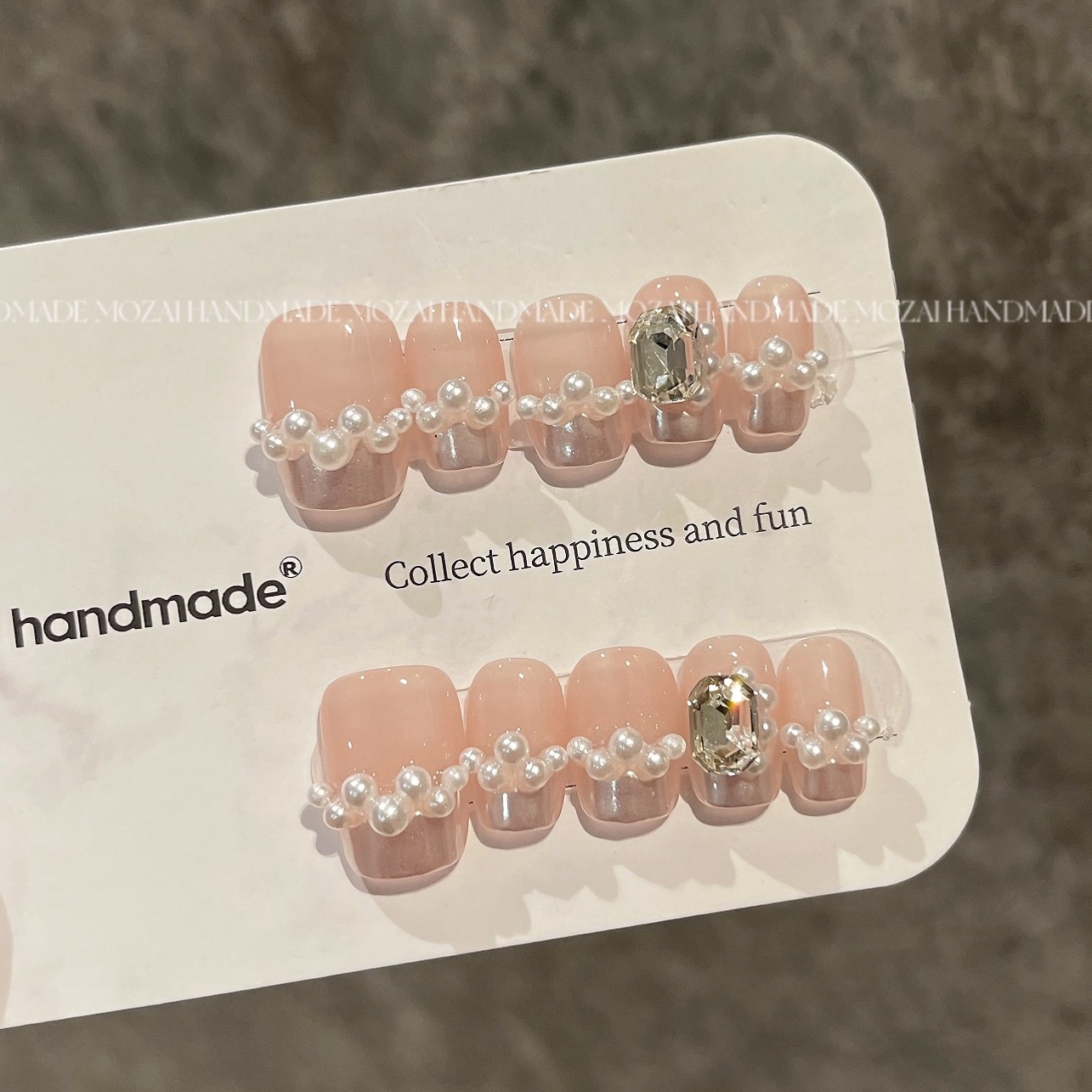 GAOCHAO handmade press on nails Dreamy Princess small