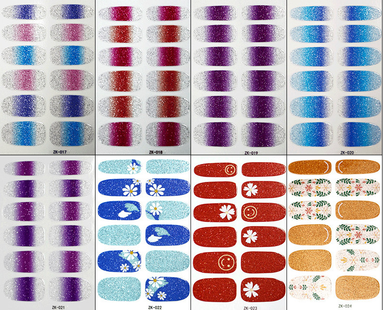 Nail Art Stickers Self Adhesive Polish Wraps Full Cover Beauty Nail Sticker NS29
