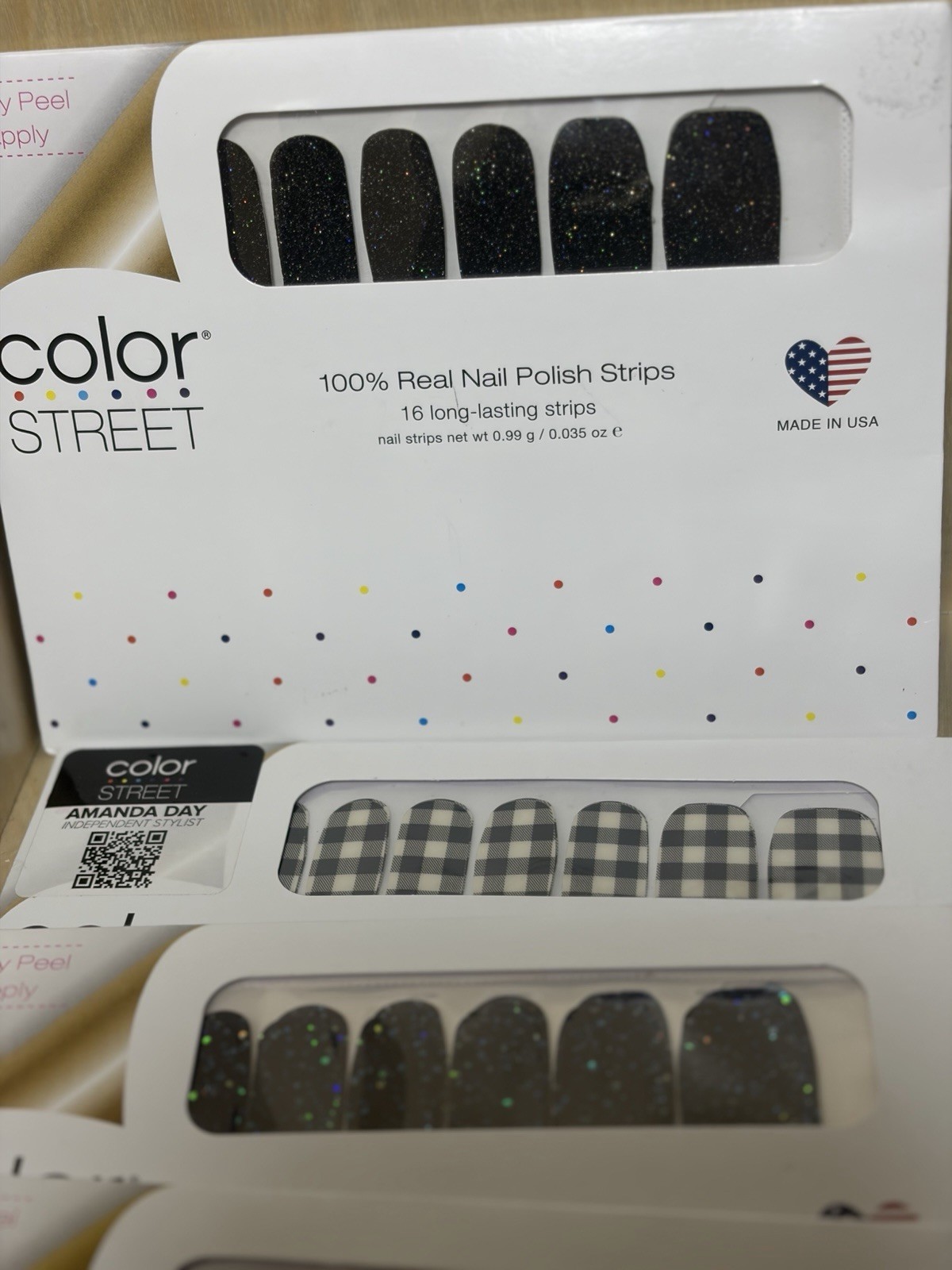 Lot of 19- Color Street Nail Polish Strips Bundle New Sealed Assorted retired