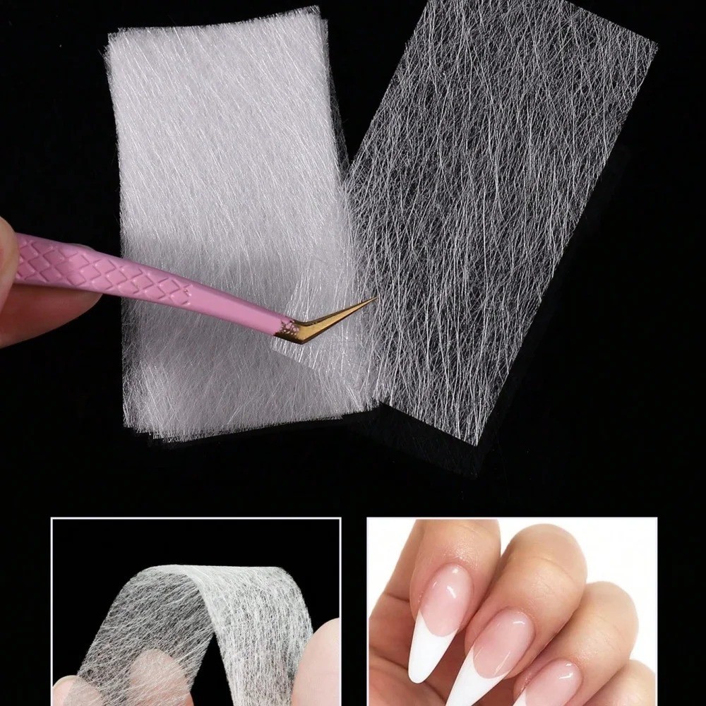 10-Sheets Nail Silk Wrap Repair-Kit Extension Silk-Fiberglass for Gel-Extension