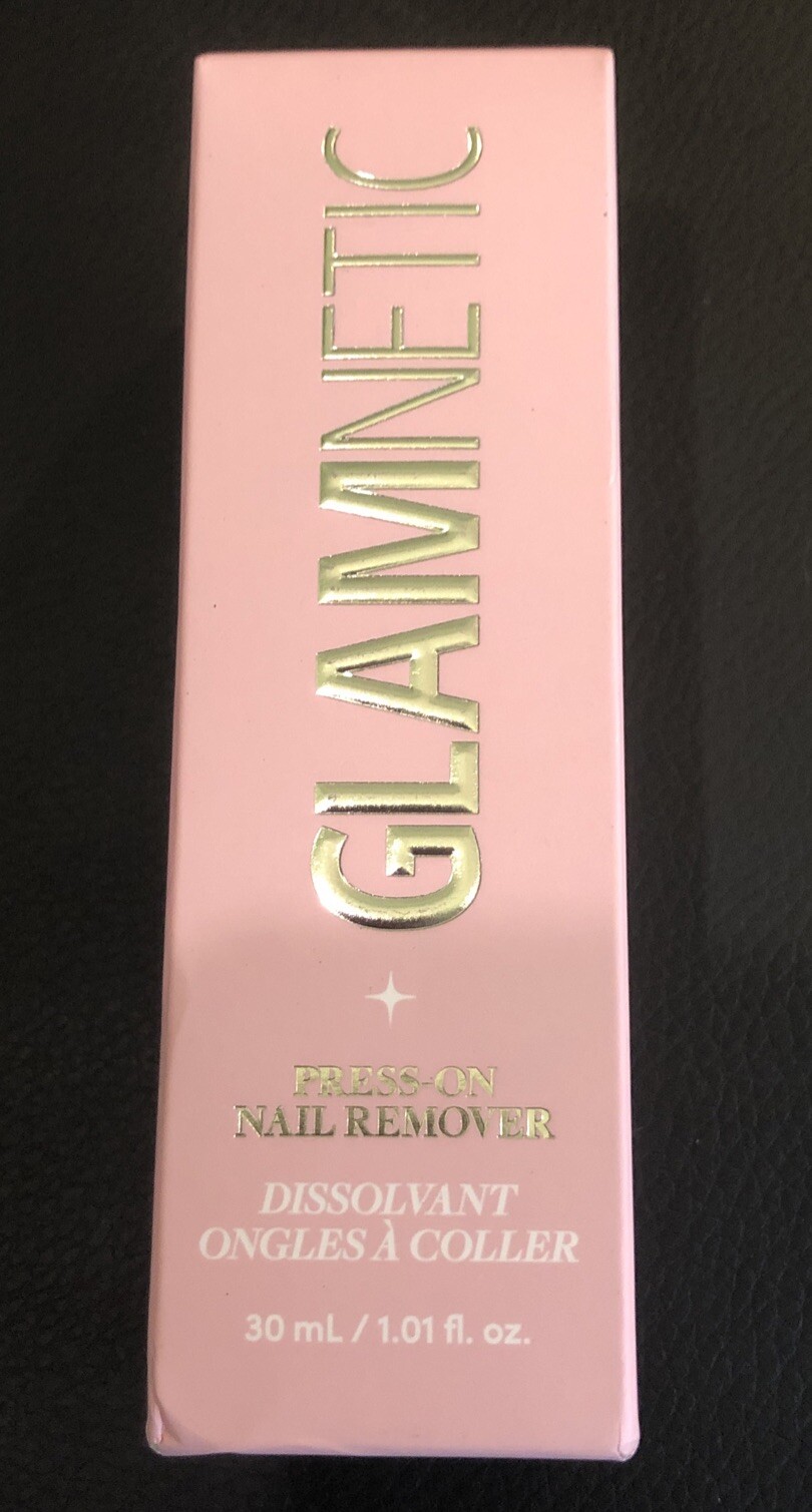 Glamnetic Press on Nail Remover, Odorless, No Acetone, & Gentle, 30mL Sealed