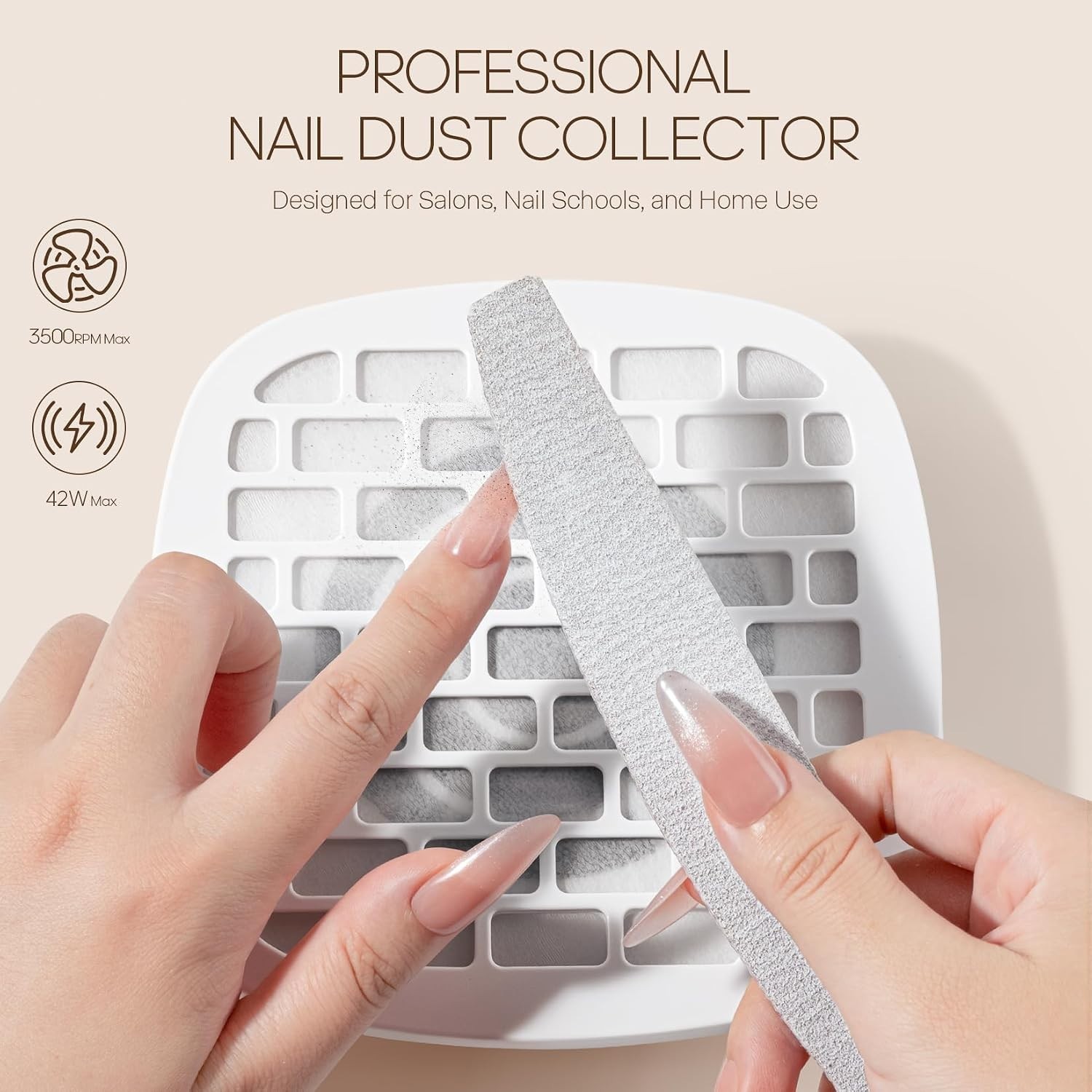 Efficient Nail Dust Collector – Low Noise & Powerful Suction for Professionals