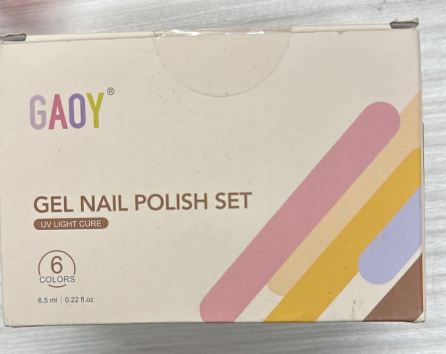 GAOY Pink Gel Nail Polish Set of 6 Colors