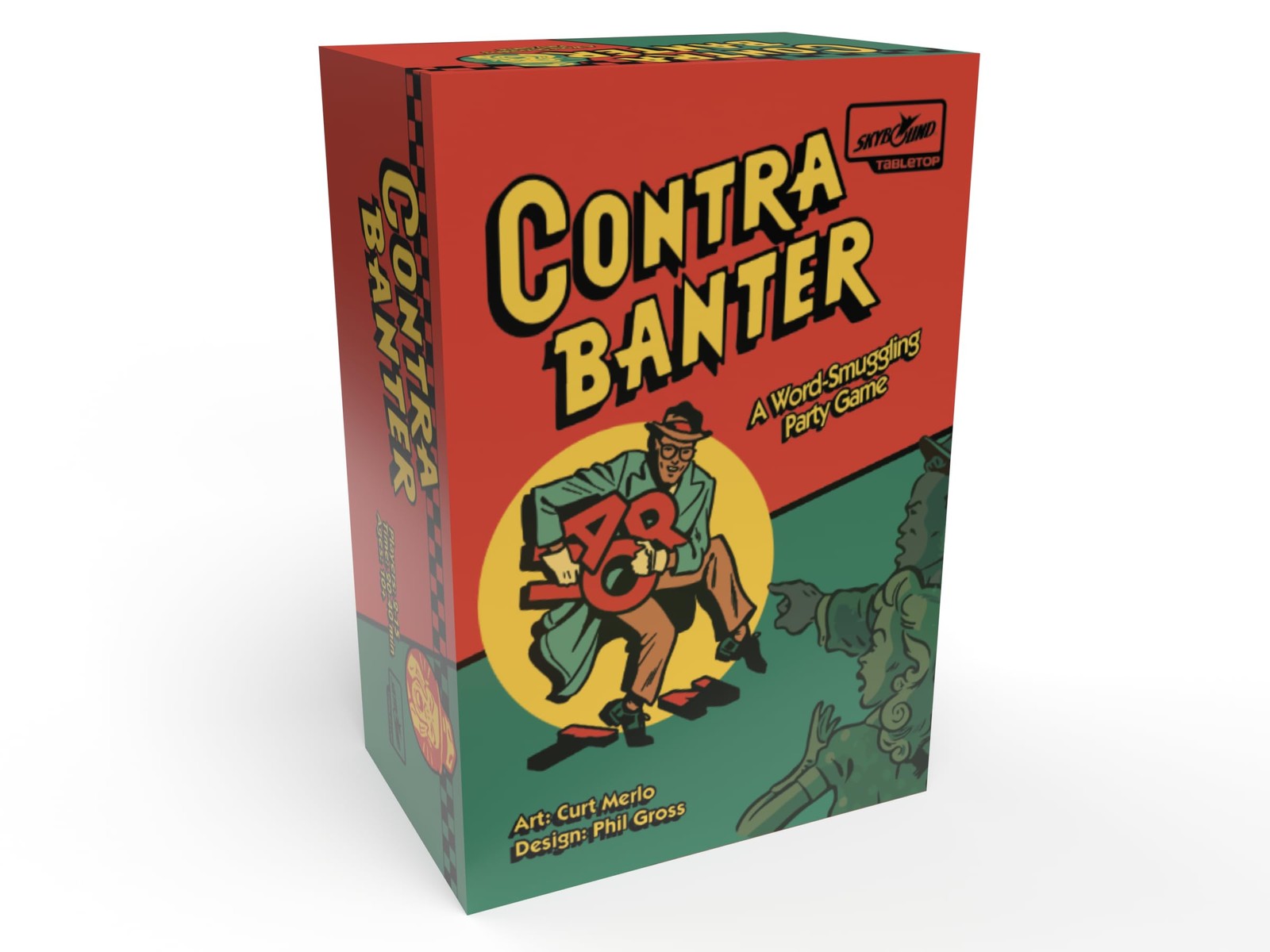 Skybound Games 6 inches (length) x 4 (width), Red, Green, Yellow