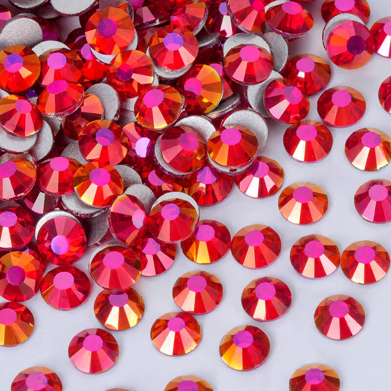 NEW Color Golden Light Crystal Glass Flatback Rhinestones Nail Art Clothes Decor