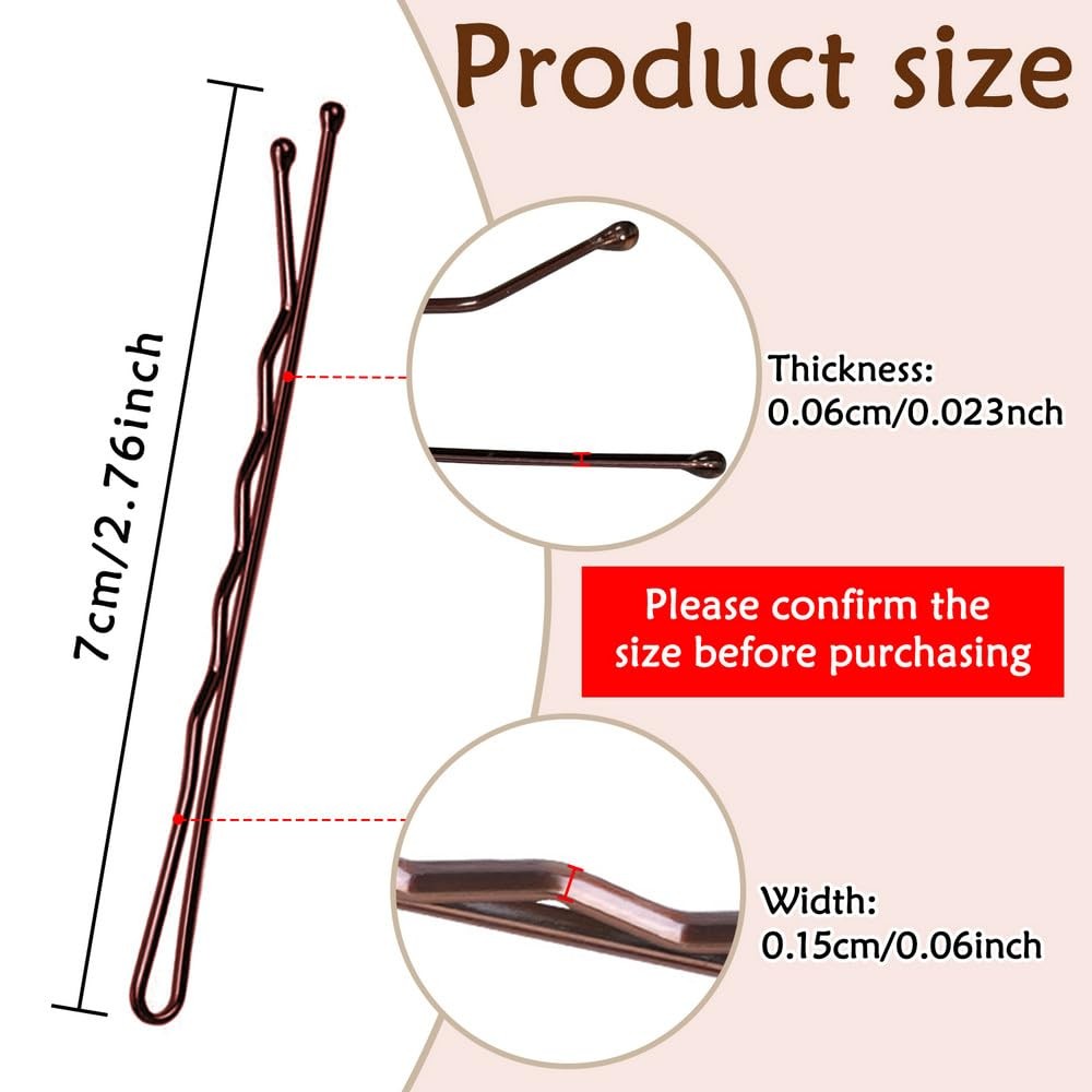 YINGFENG 220pcs 2.76 Inch Large Brown 1 Count (Pack of 220), Brown（2.76inch）