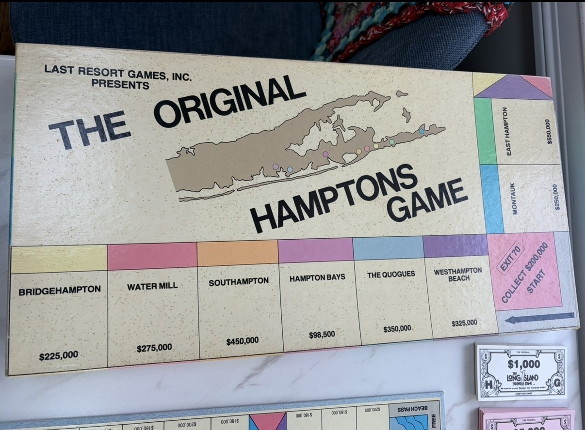 Vintage BNIB The Original Hamptons Board Game Monopoly East end Long Island NY