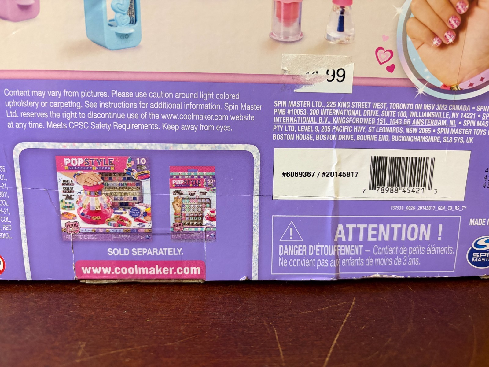New 2024 Cool Maker Go Glam Kids Nail Studio Manicure Stamp Spin Master