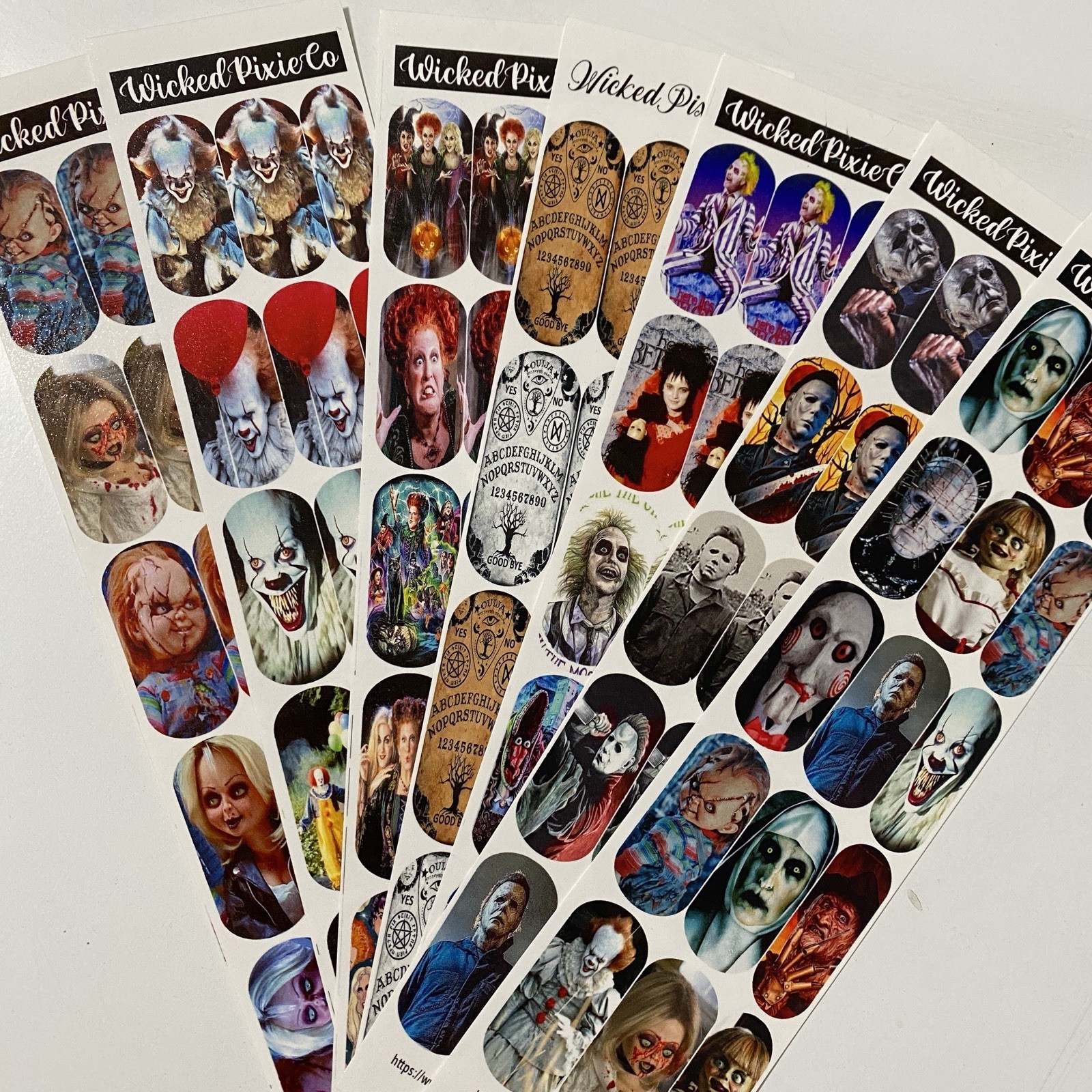 Halloween Nail Art Decals 7pcs