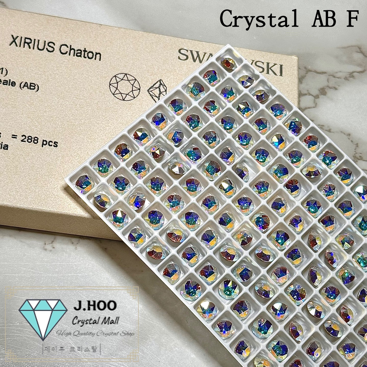 Swarovski Crystal 1088 -Crystal AB F