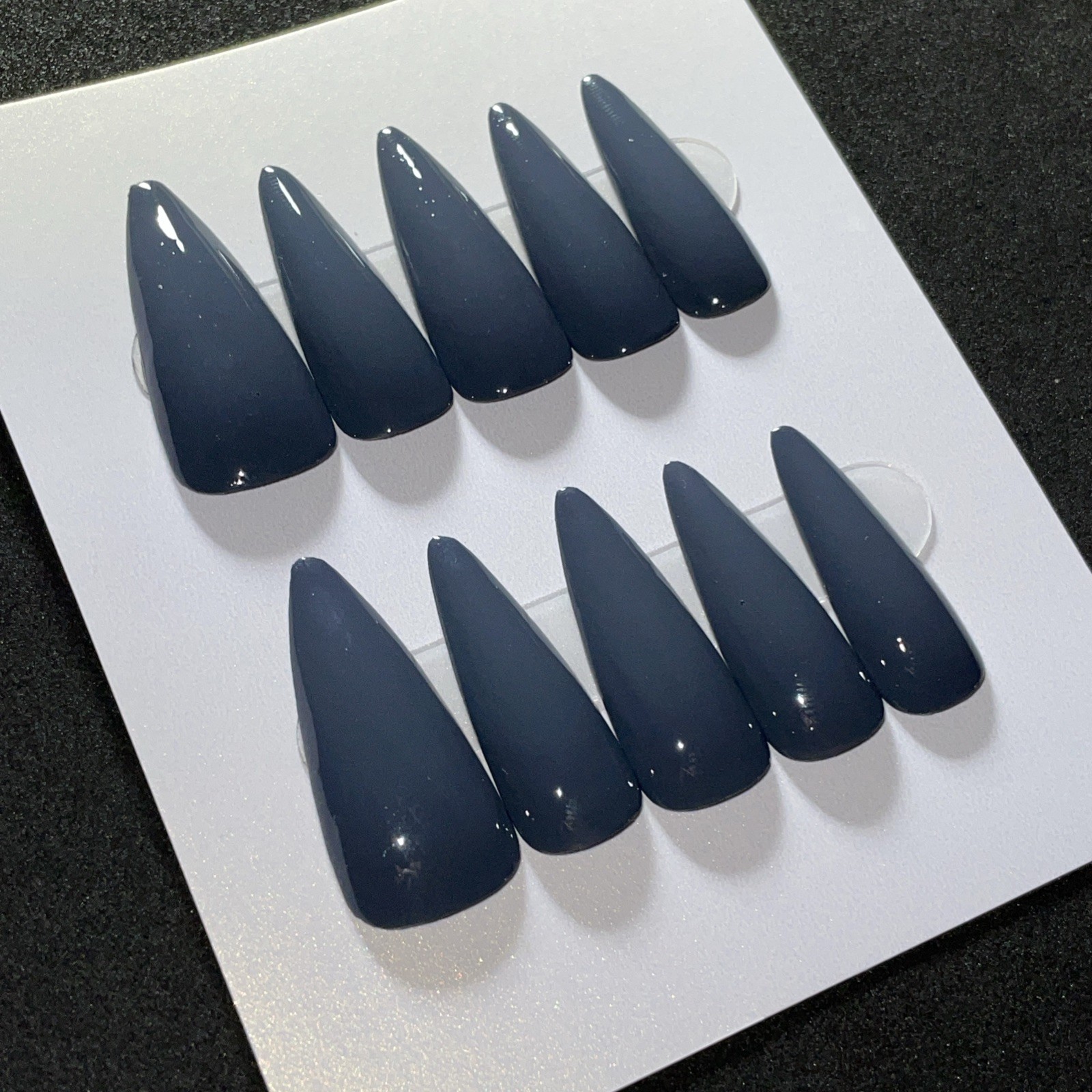 10 Handmade Press-on Nails ~ Number 62 ~ Size Medium ~