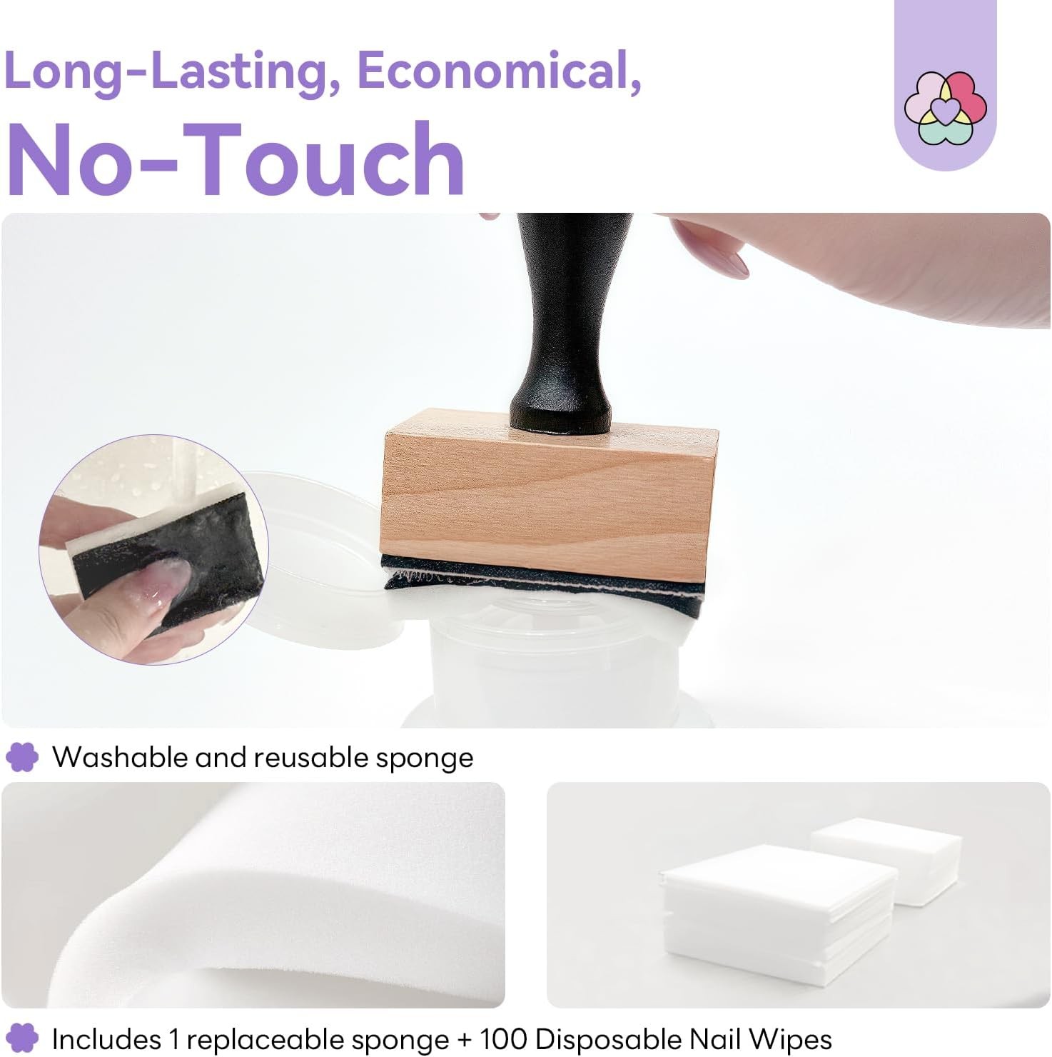 Nail Cleaning Tool: No-Touch Nail Cleaner Tools Wood Stp Set