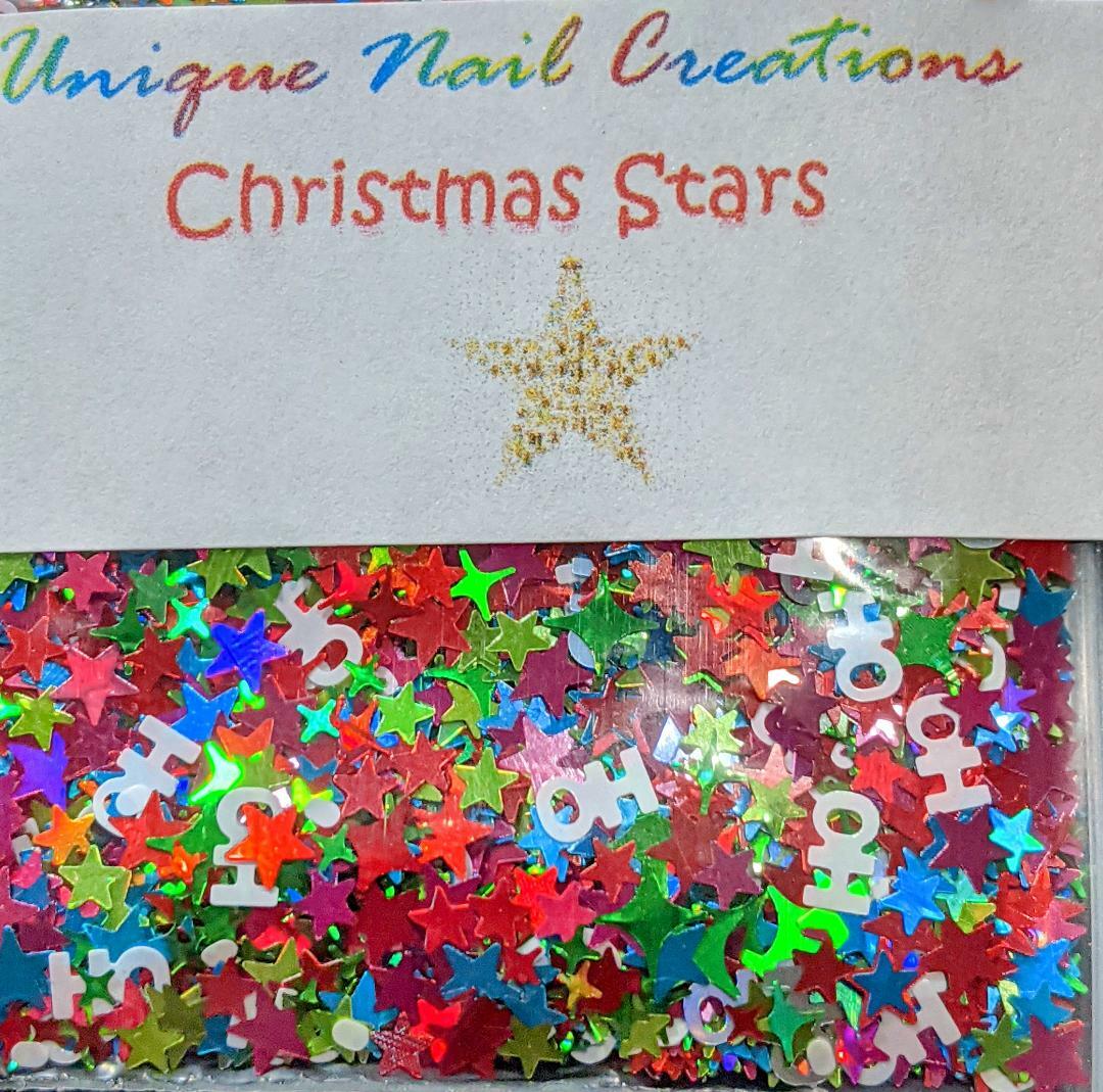 Limited Edition Glitter Mix~CHRISTMAS STAR~Nail Art/Body Glitter/festival/Slime