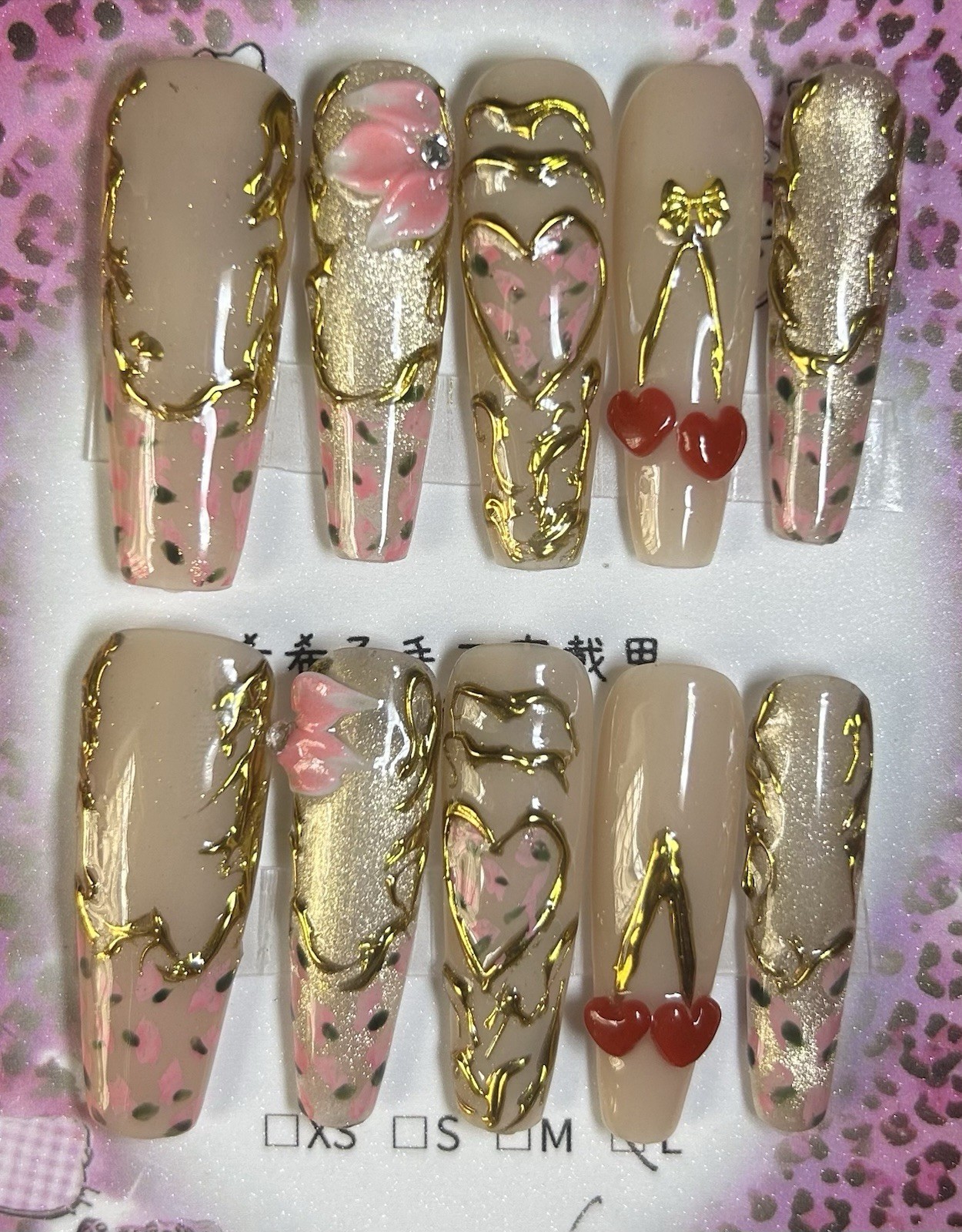 Acrylic Extra Long Press-On Nails