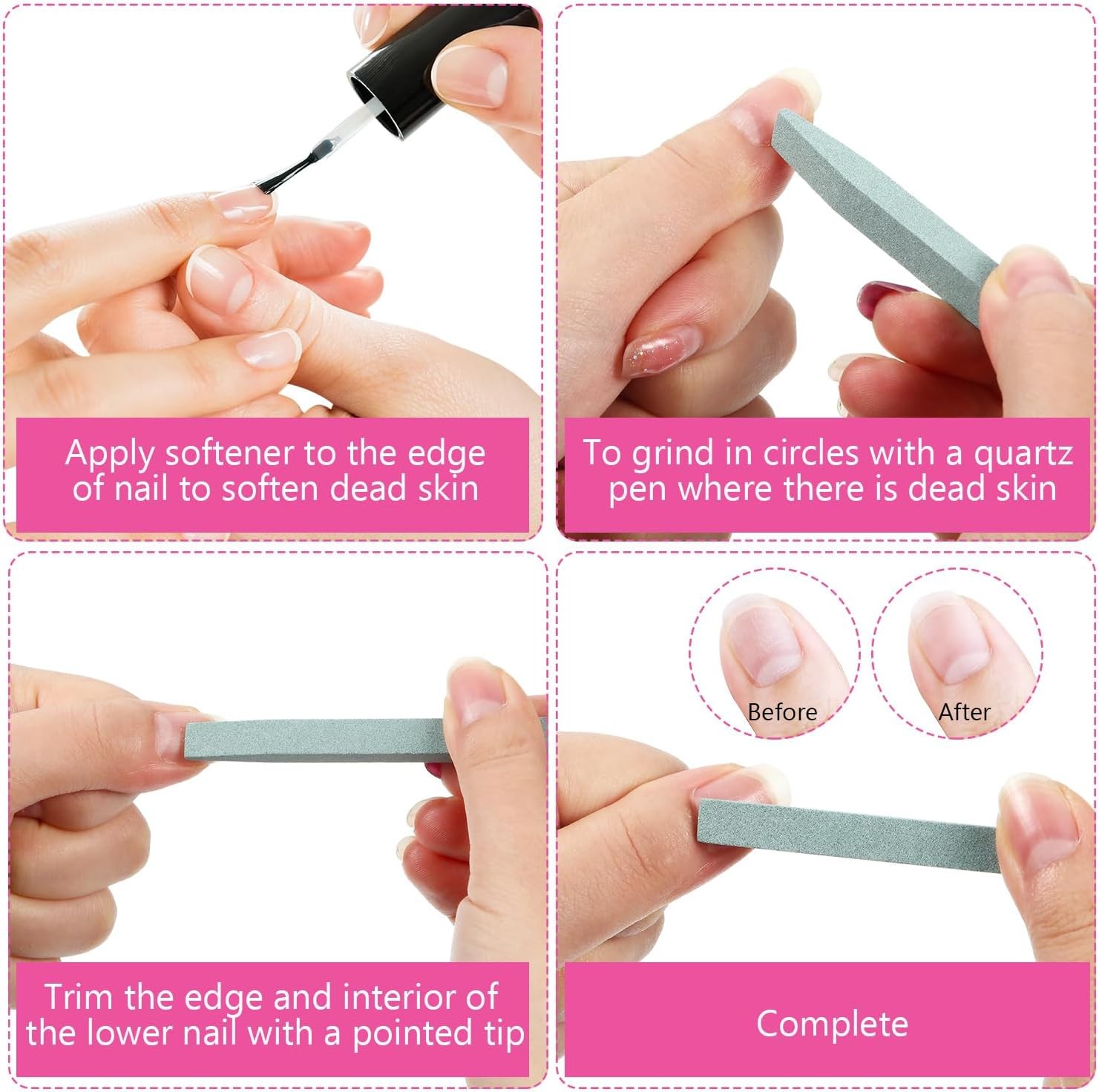 Stone Nail File Pumice Sti for Finrnails Pumice Ro Nail