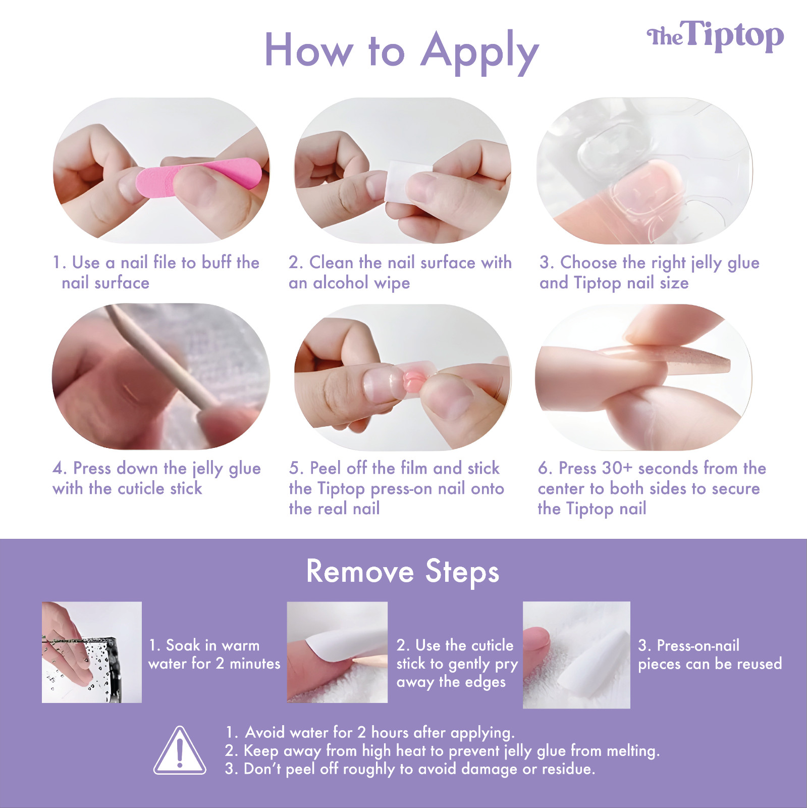 Strong Adhesive Nail Tabs for Press On Nails Glue Pads | Easy Removal