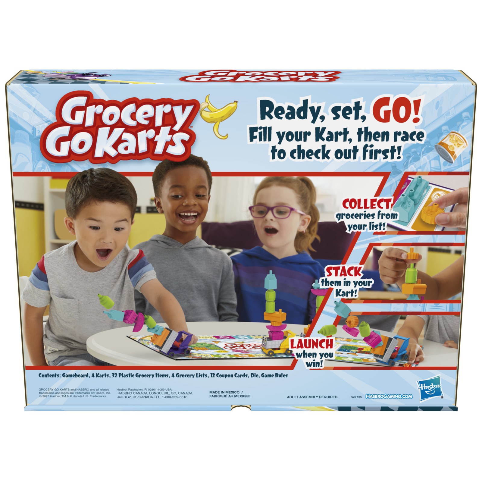 Grocery Go Karts 2021 Edition Board Game by Hasbro