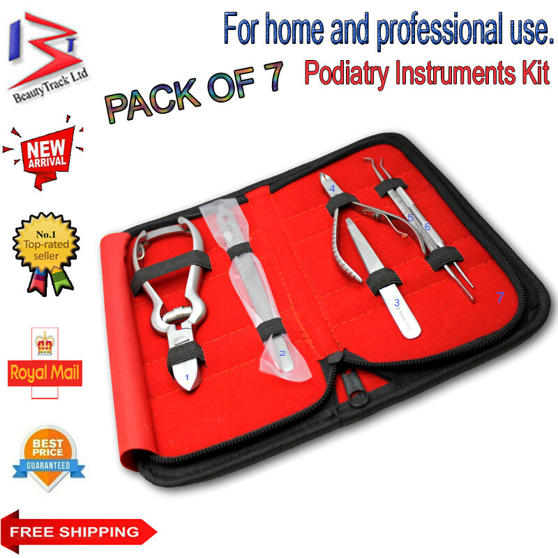 Nail Nipper Kit Thick Toenail Clippers Plier Chiropody Podiatry Diamond Deb File