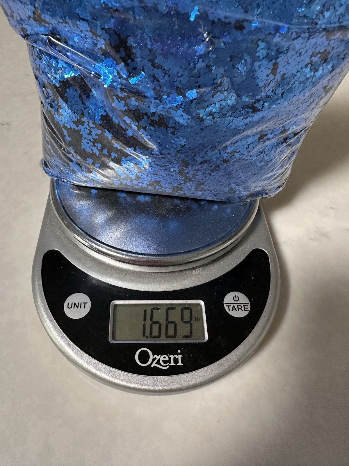 Royal Blue Mouse Head Solvent Resistant Glitter 1.67 lbs Epoxy Resin Craft