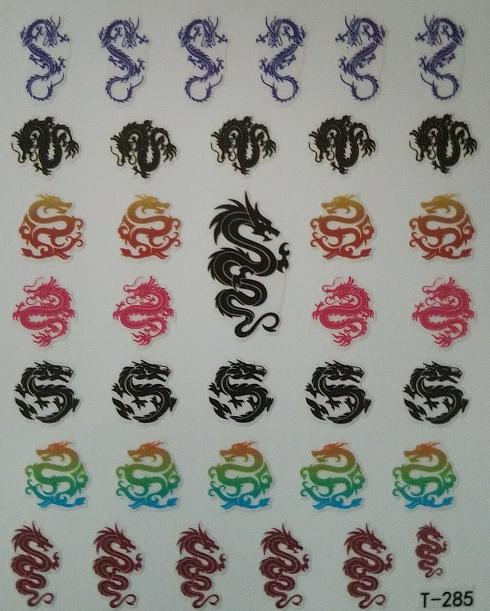 Dragon Nail Art Stickers
