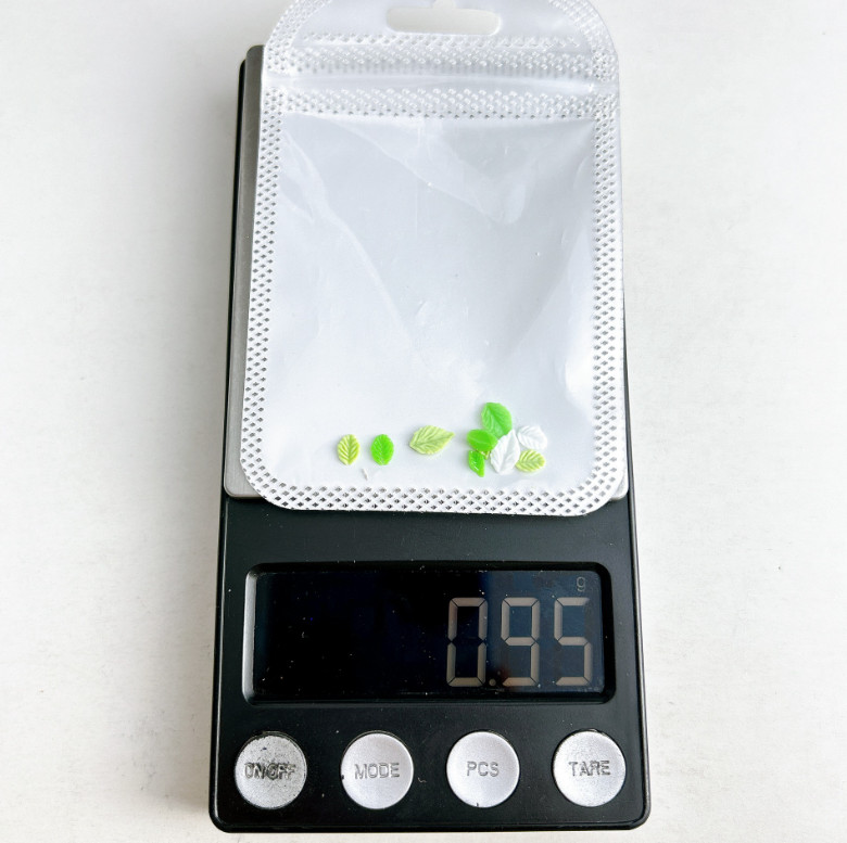 20Pcs Mixed Nail Art Charms Jewelry Accessories Resin Spring Green Leaf NH25