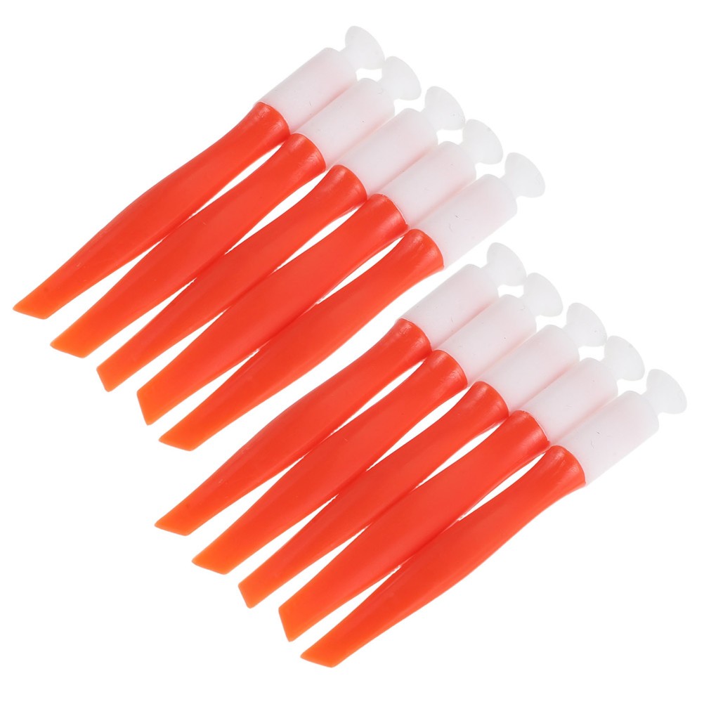 10Pcs Reusable ABS Nail Art Tools Small Silicone Suction Pens for DIY Nail Tips