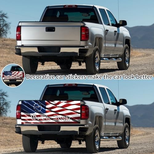 Truck Tailgate Wraps Decal – 66×23.6 in American Decal Graphics We The People
