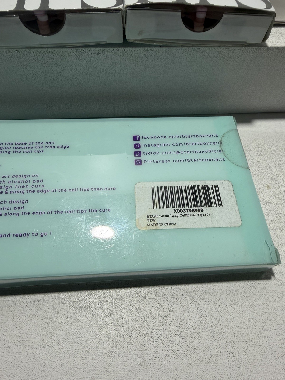BTARTBOXNAILS X-Coat Tips Bundle All New Fast Ship