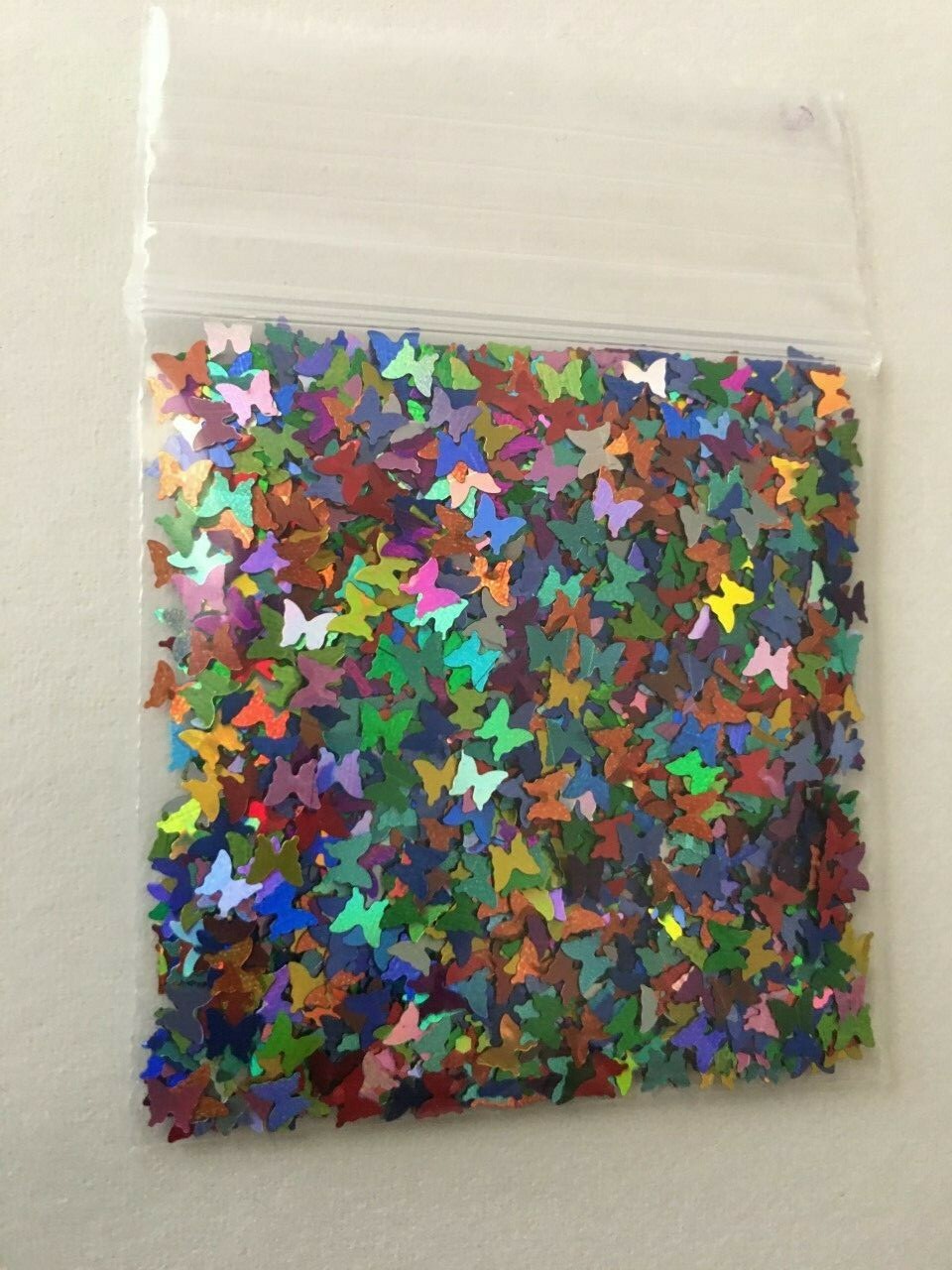 Solvent Resistant BUTTERFLY shape Glitter (Multi B) Nail Art Face Crafts 1tsp-US
