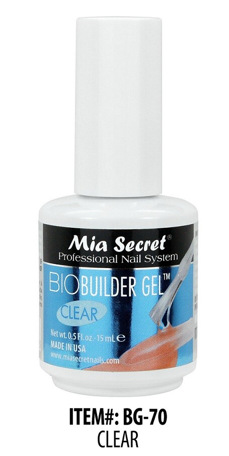 Mia Secret Professional Nail System BIO BUILDER GEL 0.5 oz – Select Your Color