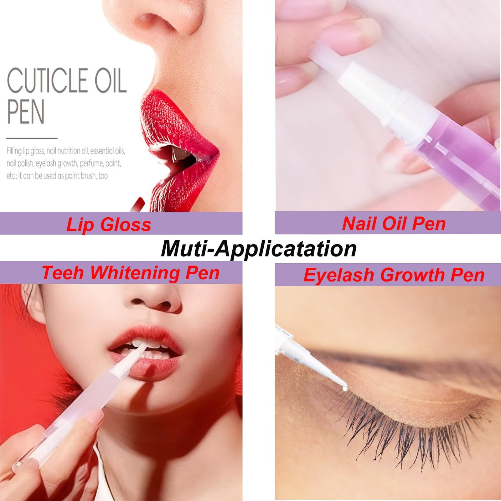 Empty Cuticle Oil Pens, 3ml-12 Pack