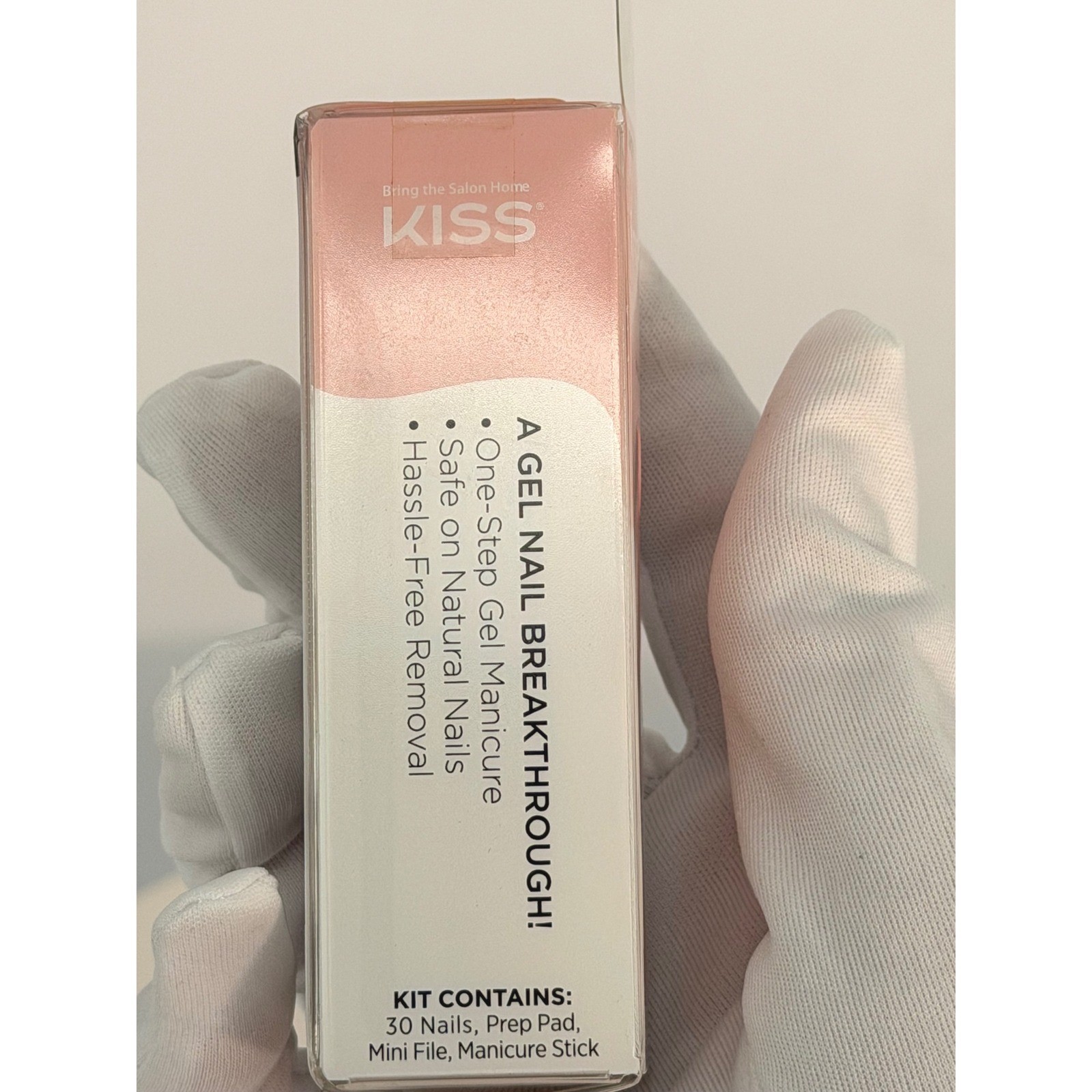 Kiss Impress Color Press On Manicure Peachy Nude 30 Nails Spring Neutral 93-44